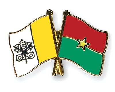 Fahnen Pins Vatikanstadt Burkina-Faso