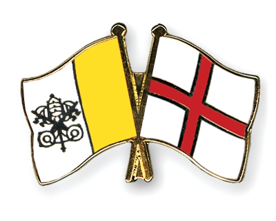 Fahnen Pins Vatikanstadt England