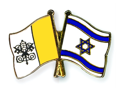 Fahnen Pins Vatikanstadt Israel