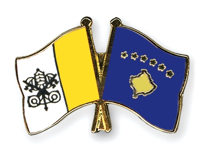 Fahnen Pins Vatikanstadt Kosovo