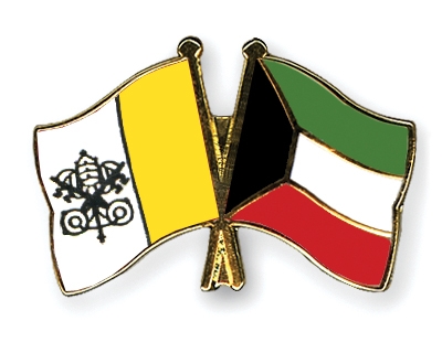 Fahnen Pins Vatikanstadt Kuwait