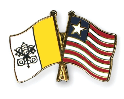 Fahnen Pins Vatikanstadt Liberia