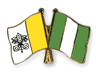 Fahnen Pins Vatikanstadt Nigeria