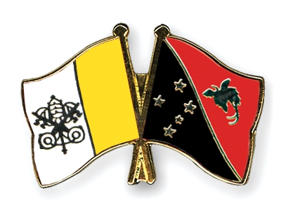 Fahnen Pins Vatikanstadt Papua-Neuguinea