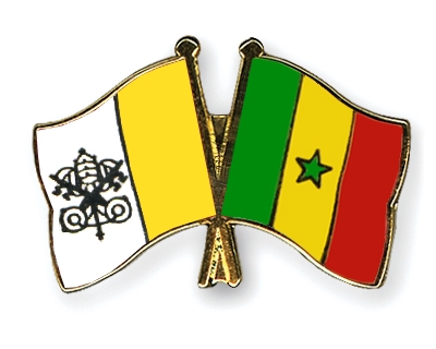 Fahnen Pins Vatikanstadt Senegal