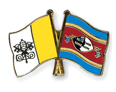 Fahnen Pins Vatikanstadt Swasiland