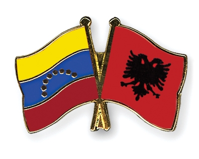 Fahnen Pins Venezuela Albanien