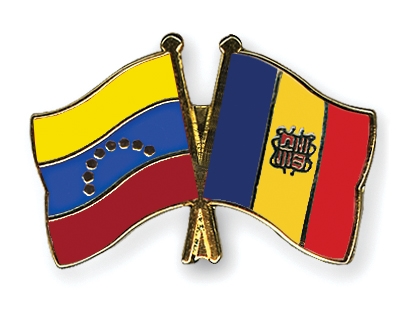Fahnen Pins Venezuela Andorra