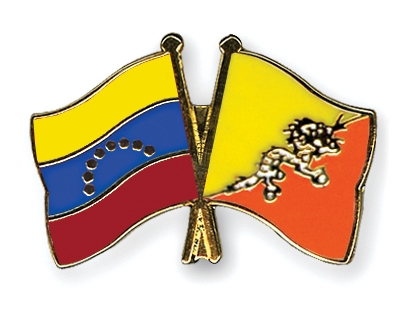 Fahnen Pins Venezuela Bhutan