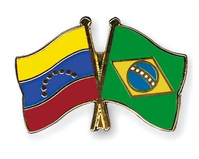 Fahnen Pins Venezuela Brasilien