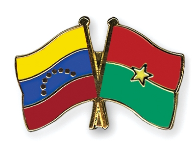 Fahnen Pins Venezuela Burkina-Faso