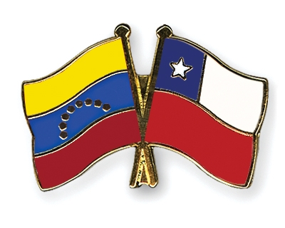Fahnen Pins Venezuela Chile