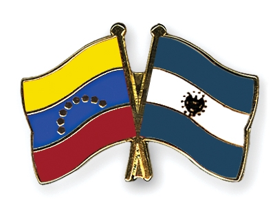 Fahnen Pins Venezuela El-Salvador