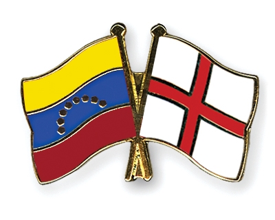 Fahnen Pins Venezuela England