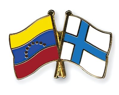 Fahnen Pins Venezuela Finnland