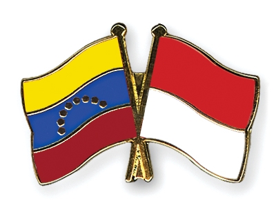 Fahnen Pins Venezuela Indonesien