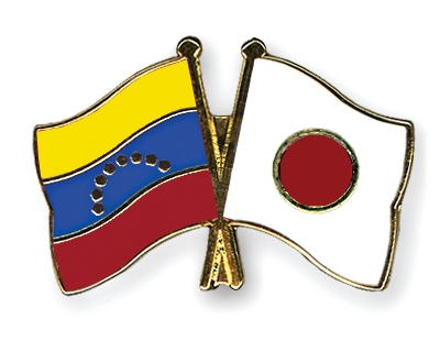 Fahnen Pins Venezuela Japan