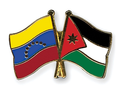 Fahnen Pins Venezuela Jordanien