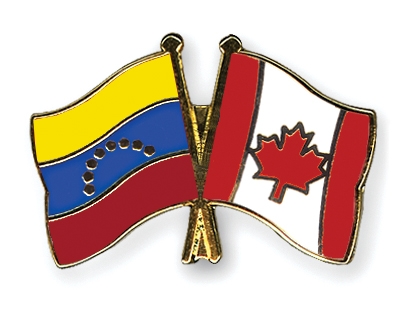 Fahnen Pins Venezuela Kanada