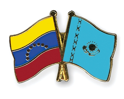 Fahnen Pins Venezuela Kasachstan