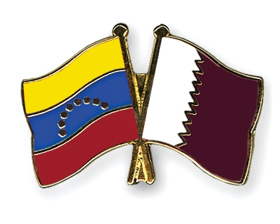 Fahnen Pins Venezuela Katar
