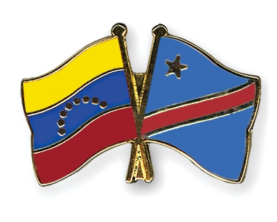 Fahnen Pins Venezuela Kongo-Demokratische-Republik