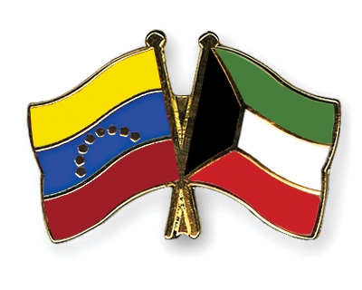 Fahnen Pins Venezuela Kuwait