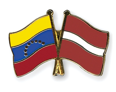 Fahnen Pins Venezuela Lettland