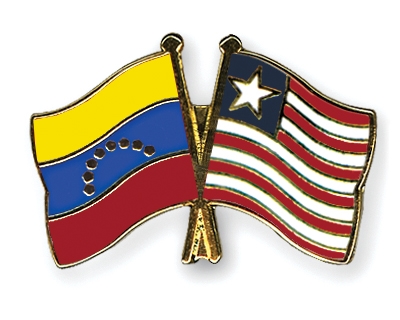 Fahnen Pins Venezuela Liberia