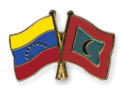 Fahnen Pins Venezuela Malediven