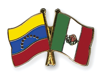 Fahnen Pins Venezuela Mexiko
