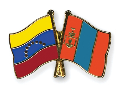 Fahnen Pins Venezuela Mongolei