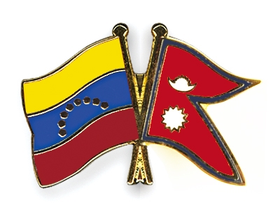 Fahnen Pins Venezuela Nepal