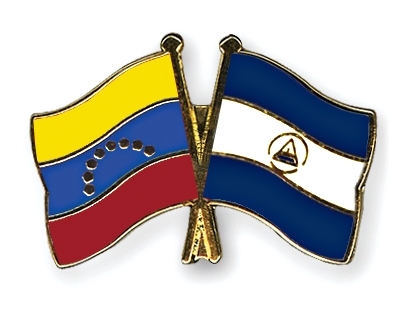 Fahnen Pins Venezuela Nicaragua