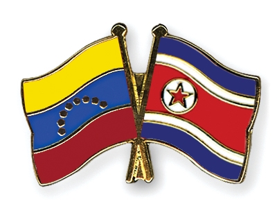 Fahnen Pins Venezuela Nordkorea