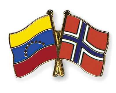 Fahnen Pins Venezuela Norwegen