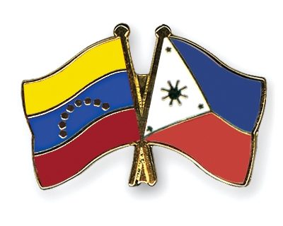 Fahnen Pins Venezuela Philippinen