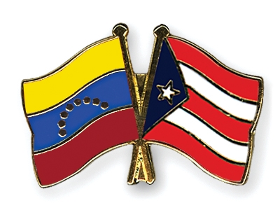 Fahnen Pins Venezuela Puerto-Rico