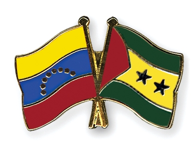 Fahnen Pins Venezuela Sao-Tome-und-Principe