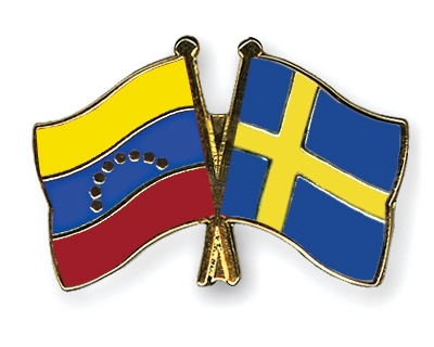 Fahnen Pins Venezuela Schweden