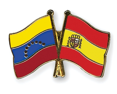 Fahnen Pins Venezuela Spanien