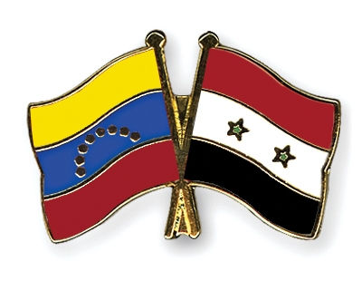 Fahnen Pins Venezuela Syrien