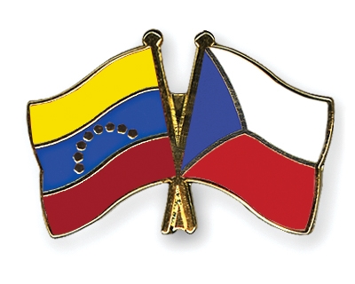 Fahnen Pins Venezuela Tschechische-Republik
