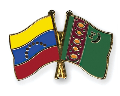 Fahnen Pins Venezuela Turkmenistan