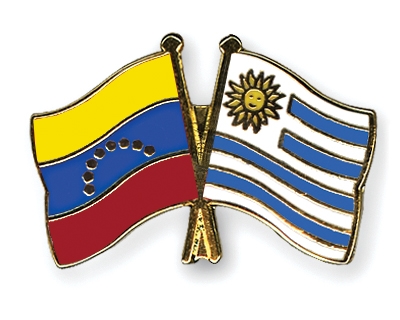 Fahnen Pins Venezuela Uruguay