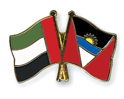 Fahnen Pins Ver-Arab-Emirate Antigua-und-Barbuda