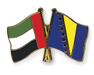 Fahnen Pins Ver-Arab-Emirate Bosnien-und-Herzegowina