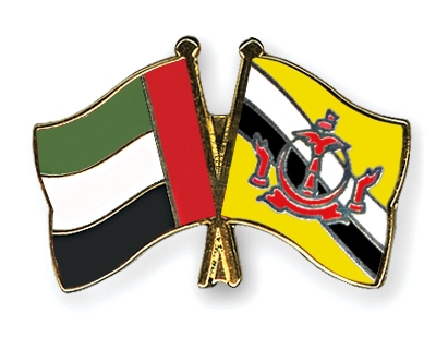 Fahnen Pins Ver-Arab-Emirate Brunei-Darussalam