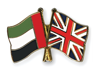 Fahnen Pins Ver-Arab-Emirate Grossbritannien