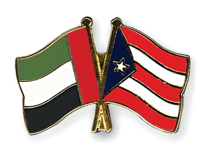 Fahnen Pins Ver-Arab-Emirate Puerto-Rico